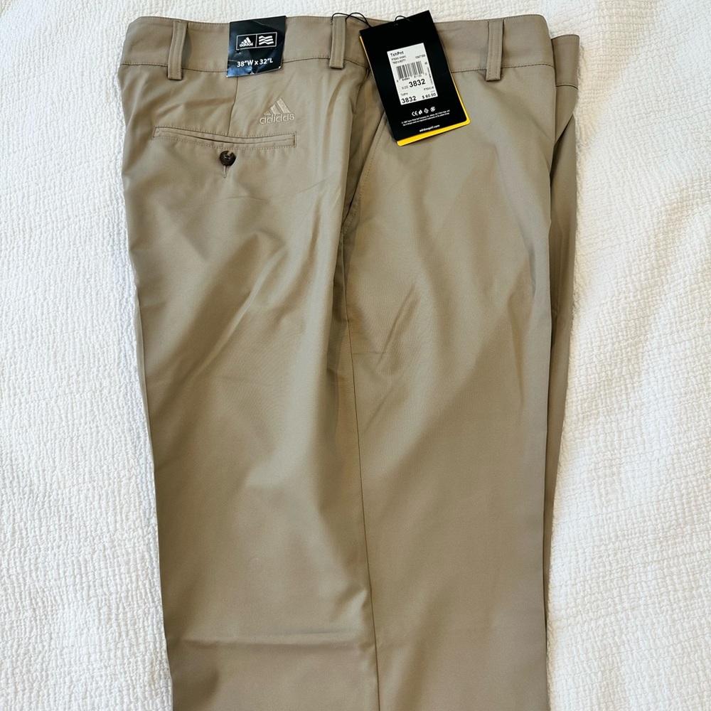 Men’s Adidas Golf Pants - Performance Fabric - NWT 38 x 32